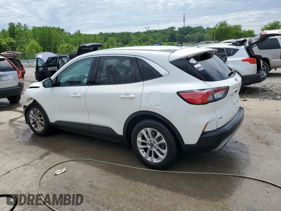 2021 Ford Escape SE with VIN 1FMCU0G66MUA00137, listed as a Copart auction lot 56132815 with 34,724 mi miles and Salvage title. Bid and sale history available at DreamBid. Image 2.