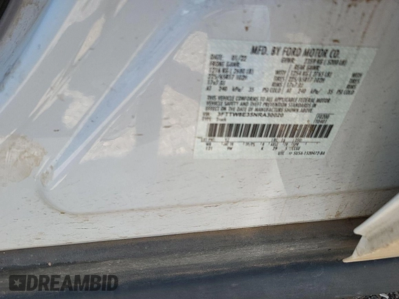 2022 Ford Maverick XL z VIN 3FTTW8E35NRA30020, wystawiony jako IAAI lot #42398557 z przebiegiem 28 664 mil mil oraz . Historia ofert i sprzedaży dostępna na DreamBid. Obrazek 32.