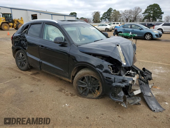 2017 Audi Q3 Premium with VIN WA1BCCFS4HR014740, listed as a Copart auction lot 48615285 with 0 mi miles and Salvage Title. Bid and sale history available at carsss.com. Image 4.