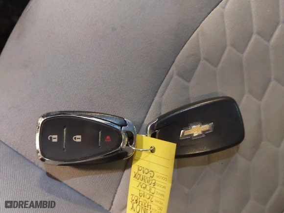 2019 Chevrolet Equinox LS with VIN 2GNAXHEV8K6282263, listed as a IAAI auction lot 41738714 with 49,551 mi miles. Bid and sale history available at carsss.com. Image 11.