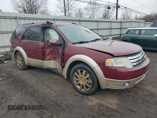 2008 Ford Taurus X Eddie Bauer with VIN 1FMDK07WX8GA35813, listed as a Copart auction lot 47117595 with Not provided miles and Salvage title. Bid and sale history available at DreamBid. Image 4.