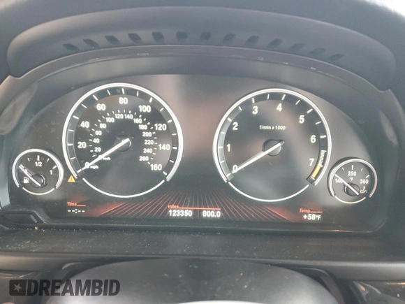 2012 BMW 5 Series 550i with VIN WBAFR9C57CDV59065, listed as a Copart auction lot 51310795 with 123,350 mi miles and Clean Title. Bid and sale history available at carsss.com. Image 9.