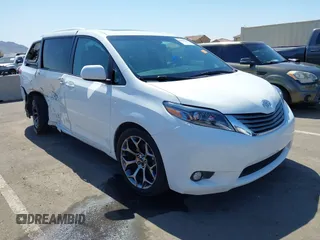 2013 Toyota Sienna XLE AAS with VIN 5TDYK3DC6DS381794, listed as a IAAI auction lot 41845507 with 160,290 mi miles and . Bid and sale history available at carsss.com. Image 1.