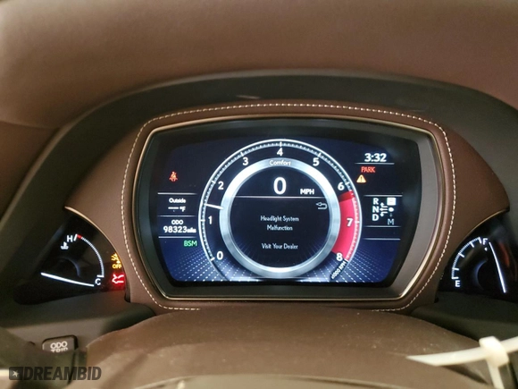 2019 Lexus LS with VIN JTHC51FF6K5006583, listed as a Copart auction lot 81748074 with 98,323 mi miles and Salvage Title. Bid and sale history available at carsss.com. Image 9.