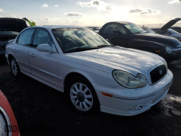 2003 Hyundai Sonata GLS with VIN KMHWF35H83A876608, listed as a Copart auction lot 78296724 with 0 mi miles and Non Repairable. Bid and sale history available at carsss.com. Image 4.