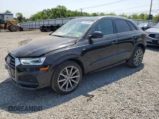 2018 Audi Q3 Premium with VIN WA1ECCFS5JR029136, listed as a Copart auction lot 59491265 with 45,723 mi miles and Salvage title. Bid and sale history available at DreamBid. Image 1.