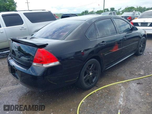 2011 Chevrolet Impala LT Fleet with VIN 2G1WG5EK1B1292383, listed as a IAAI auction lot 42534325 with 221,651 mi miles and . Bid and sale history available at DreamBid. Image 4.