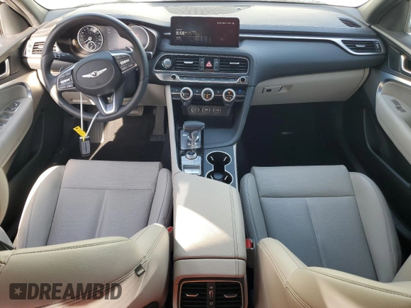 2023 Genesis G70 2.0T z VIN KMTG34TA0PU134125, wystawiony jako Copart lot #52253545 z przebiegiem 11 077 mil mil oraz Szkoda całkowita • Salvage title. Historia ofert i sprzedaży dostępna na DreamBid. Obrazek 8.