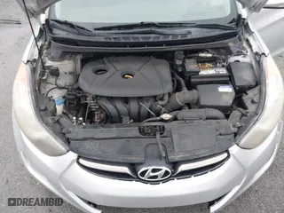 2013 Hyundai Elantra GLS PZEV with VIN KMHDH4AE9DU499015, listed as a IAAI auction lot 41938352 with 243,771 mi miles. Bid and sale history available at carsss.com. Image 10.