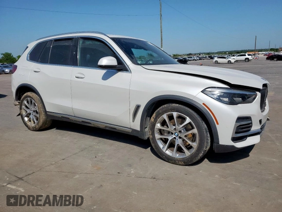 2022 BMW X5 sDrive40i with VIN 5UXCR4C01N9J66048, listed as a Copart auction lot 52227615 with Not Provided miles and Salvage Title. Bid and sale history available at DreamBid. Image 4.
