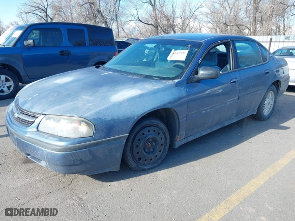 2000 Chevrolet Impala with VIN 2G1WF52K2Y9136970, listed as a IAAI auction lot 41811776 with 258,152 mi miles. Bid and sale history available at carsss.com. Image 2.