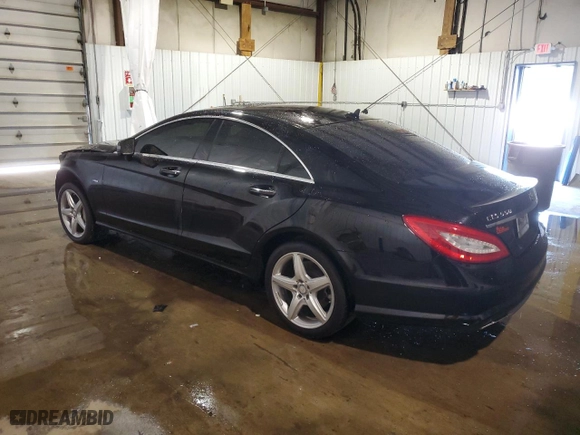 2012 Mercedes-Benz CLS-Class CLS 550 with VIN WDDLJ9BB9CA037727, listed as a Copart auction lot 59749614 with 89,957 mi miles and Salvage Title. Bid and sale history available at carsss.com. Image 2.