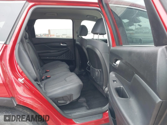 2020 Hyundai Santa Fe SEL with VIN 5NMS3CAD8LH138165, listed as a IAAI auction lot 41624458 with 115,944 mi miles. Bid and sale history available at carsss.com. Image 8.