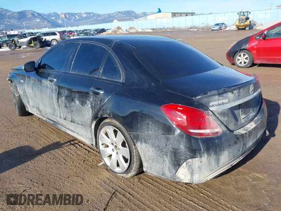 2017 Mercedes-Benz C 43 AMG with VIN 55SWF6EB8HU192298, listed as a IAAI auction lot 41658025 with Not provided miles and . Bid and sale history available at DreamBid. Image 3.