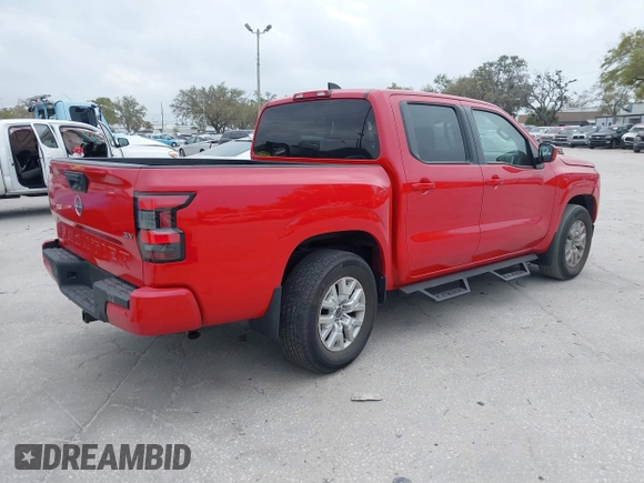 2022 Nissan Frontier SV with VIN 1N6ED1EJ7NN644412, listed as a IAAI auction lot 41730154 with 18,500 mi miles and . Bid and sale history available at DreamBid. Image 4.