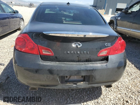 2008 Infiniti G35 Journey with VIN JNKBV61E78M211562, listed as a Copart auction lot 68479744 with Not Provided miles and Salvage Title. Bid and sale history available at DreamBid. Image 6.
