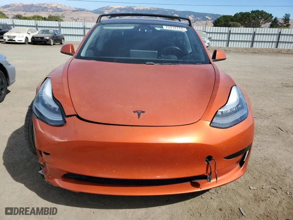 2018 Tesla Model 3 Long Range Battery with VIN 5YJ3E1EB1JF170322, listed as a Copart auction lot 75312774 with 51,862 mi miles and Salvage Title. Bid and sale history available at carsss.com. Image 5.