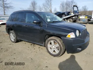 2008 Jeep Compass Sport with VIN 1J8FF47W68D686438, listed as a Copart auction lot 49346045 with 140,882 mi miles and Salvage Title. Bid and sale history available at carsss.com. Image 4.