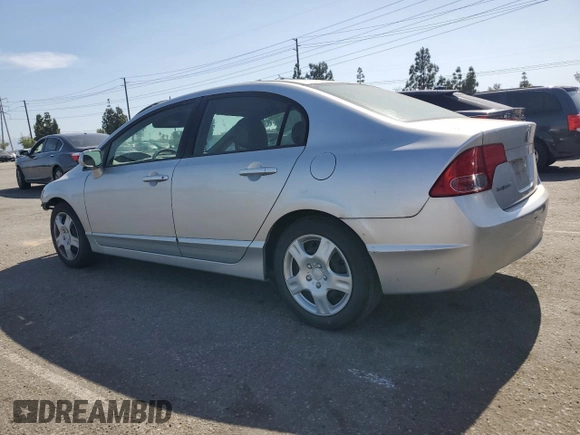 2008 Honda Civic LX z VIN 2HGFA16518H346311, wystawiony jako Copart lot #58086955 z przebiegiem 143 446 mil mil oraz Szkoda całkowita • Salvage title. Historia ofert i sprzedaży dostępna na DreamBid. Obrazek 2.
