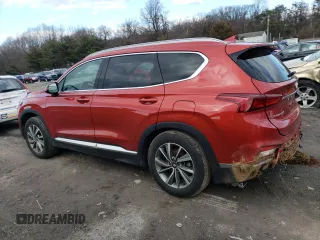2020 Hyundai Santa Fe SEL with VIN 5NMS3CAD7LH142983, listed as a Copart auction lot 38890333 with 42,956 mi miles. Bid and sale history available at carsss.com. Image 2.