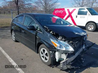 2012 Toyota Prius One with VIN JTDKN3DU7C5452186, listed as a IAAI auction lot 41877121 with 165,895 mi miles. Bid and sale history available at carsss.com. Image 1.