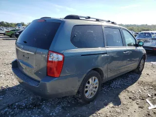 2008 Kia Sedona EX with VIN KNDMB233386223445, listed as a Copart auction lot 73741674 with 249,459 mi miles and Salvage Title. Bid and sale history available at carsss.com. Image 3.