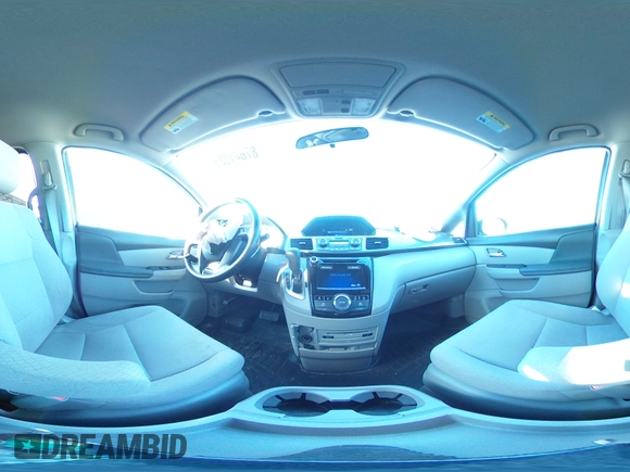 2017 Honda Odyssey SE with VIN 5FNRL5H36HB025430, listed as a Copart auction lot 87641025 with 123,258 mi miles and Salvage Title. Bid and sale history available at carsss.com. Image 13.