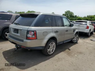 2010 Land Rover Range Rover Sport HSE Lux with VIN SALSK2D40AA231044, listed as a Copart auction lot 58707315 with 167,335 mi miles and Clean title. Bid and sale history available at DreamBid. Image 3.