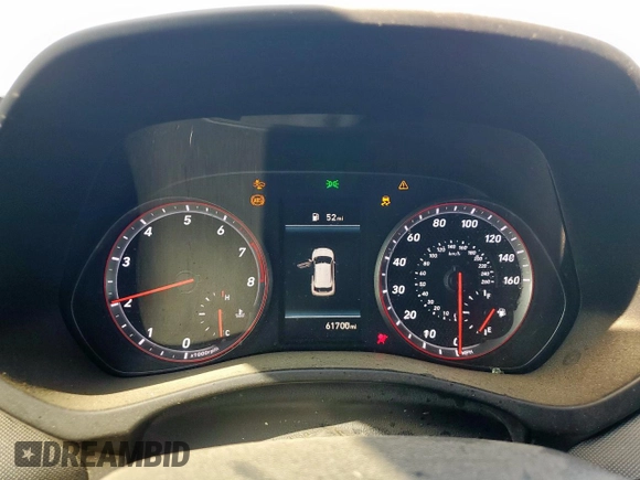 2019 Hyundai Veloster Turbo z VIN KMHTH6AB8KU016026, wystawiony jako Copart lot #50742525 z przebiegiem 61 700 mil mil oraz Szkoda całkowita • Salvage title. Historia ofert i sprzedaży dostępna na DreamBid. Obrazek 9.