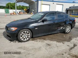 2007 BMW 3 Series 328i with VIN WBAVA37557NE25653, listed as a Copart auction lot 56316375 with 135,412 mi miles and Salvage title. Bid and sale history available at DreamBid. Image 1.