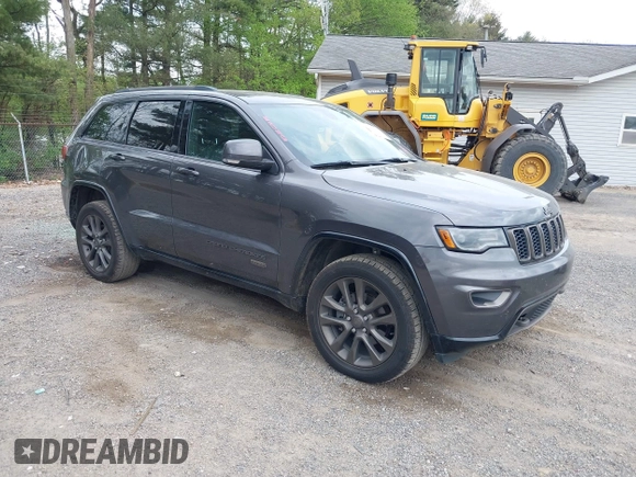 2016 Jeep Grand Cherokee Limited 75th Anniversary with VIN 1C4RJFBG6GC399099, listed as a IAAI auction lot 42148866 with 139,969 mi miles and . Bid and sale history available at DreamBid. Image 1.