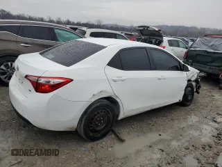 2016 Toyota Corolla L with VIN 5YFBURHE7GP394713, listed as a Copart auction lot 43056445 with 197,477 mi miles and Non repairable. Bid and sale history available at DreamBid. Image 3.
