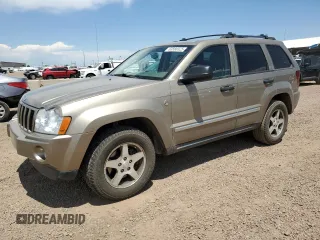 2005 Jeep Grand Cherokee Laredo with VIN 1J4HR48N75C681354, listed as a Copart auction lot 63866525 with 168,892 mi miles and Salvage title. Bid and sale history available at DreamBid. Image 1.