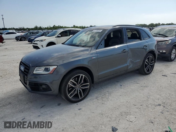 2017 Audi SQ5 Premium Plus with VIN WA1CCAFP8HA006238, listed as a Copart auction lot 51199354 with 101,829 mi miles. Bid and sale history available at carsss.com. Image 1.