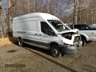 2017 Ford Transit with VIN 1FTWS4XGXHKA55683, listed as a Copart auction lot 77044594 with 101,431 mi miles and Salvage Title. Bid and sale history available at carsss.com. Image 4.