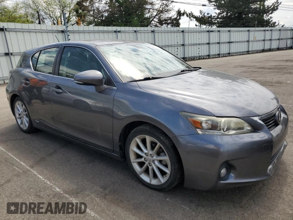 2012 Lexus CT 200h with VIN JTHKD5BH5C2059243, listed as a Copart auction lot 54441075 with 152,481 mi miles and Clean Title. Bid and sale history available at carsss.com. Image 4.