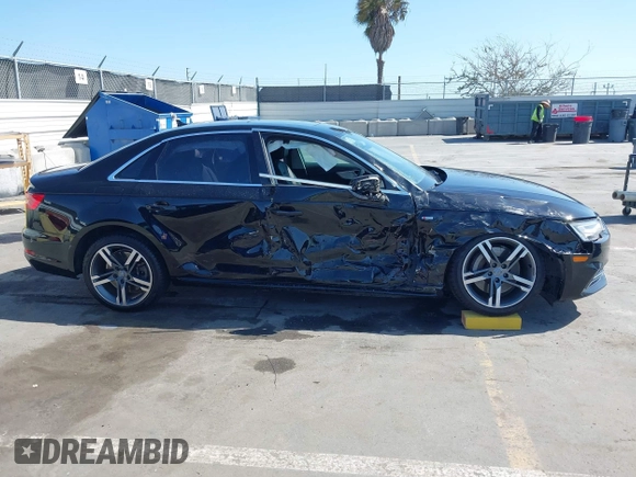 2017 Audi A4 Premium Plus z VIN WAUENAF44HN001610, wystawiony jako IAAI lot #42094307 z przebiegiem 87 480 mil mil oraz . Historia ofert i sprzedaży dostępna na DreamBid. Obrazek 12.