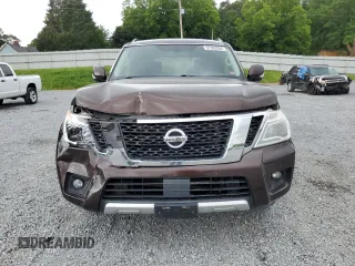 2018 Nissan Armada SV with VIN JN8AY2ND3J9050882, listed as a Copart auction lot 57383364 with 138,342 mi miles and Salvage Title. Bid and sale history available at carsss.com. Image 5.