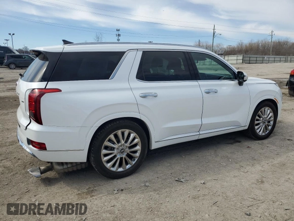2020 Hyundai Palisade Limited with VIN KM8R5DHE7LU137851, listed as a Copart auction lot 55364415 with Not provided miles and Salvage title. Bid and sale history available at DreamBid. Image 3.