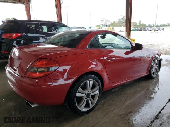 2010 Mercedes-Benz SLK-Class SLK 300 with VIN WDBWK5EA0AF230542, listed as a Copart auction lot 85008954 with 109,161 mi miles and Salvage Title. Bid and sale history available at carsss.com. Image 3.