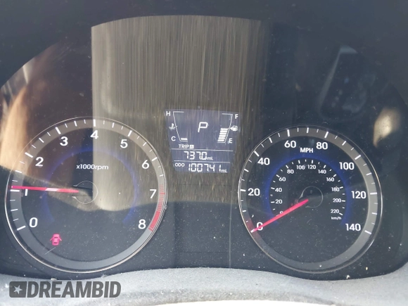 2013 Hyundai Accent GS with VIN KMHCT5AE7DU083576, listed as a IAAI auction lot 42693108 with 100,741 mi miles and . Bid and sale history available at DreamBid. Image 7.