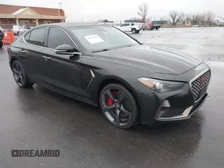 2019 Genesis G70 Dynamic with VIN KMTG34LE2KU020333, listed as a IAAI auction lot 41570026 with 93,020 mi miles and . Bid and sale history available at DreamBid. Image 1.