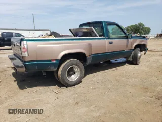 1996 Chevrolet Silverado 3500 z VIN 1GCHC34J8TE124099, wystawiony jako Copart lot #67838764 z przebiegiem 112 293 mil mil oraz Szkody całkowita. Historia ofert i sprzedaży dostępna na DreamBid. Obrazek 3.