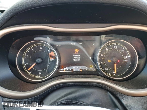 2016 Jeep Cherokee Limited with VIN 1C4PJLDB8GW264342, listed as a Copart auction lot 87949625 with 117,749 mi miles and Salvage Title. Bid and sale history available at carsss.com. Image 9.