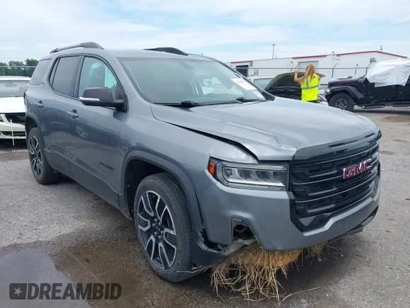 2021 GMC Acadia SLE z VIN 1GKKNKLA4MZ183807, wystawiony jako IAAI lot #42331798 z przebiegiem 120 721 mil mil oraz . Historia ofert i sprzedaży dostępna na DreamBid. Obrazek 1.