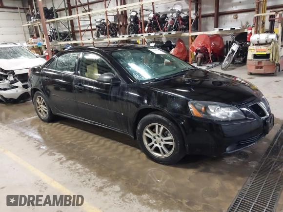 2006 Pontiac G6 6-Cyl z VIN 1G2ZG558764275630, wystawiony jako IAAI lot #41446766 z przebiegiem 218 181 mil mil oraz . Historia ofert i sprzedaży dostępna na DreamBid. Obrazek 1.