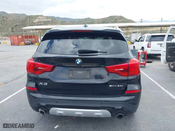 2019 BMW X3 sDrive30i with VIN 5UXTR7C52KLE97252, listed as a IAAI auction lot 42011191 with 72,426 mi miles. Bid and sale history available at carsss.com. Image 16.