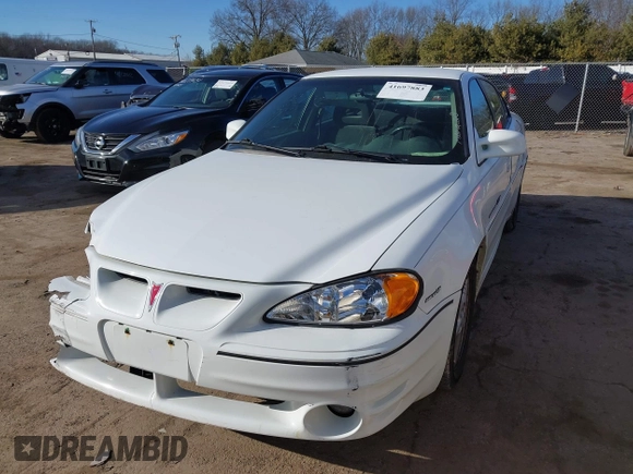 2001 Pontiac Grand Am GT with VIN 1G2NW52E11C244447, listed as a IAAI auction lot 41697883 with 81,983 mi miles. Bid and sale history available at carsss.com. Image 17.