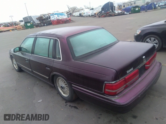 1994 Lincoln Continental with VIN 1LNLM9840RY602663, listed as a IAAI auction lot 31711429 with 90,889 mi miles and . Bid and sale history available at DreamBid. Image 3.