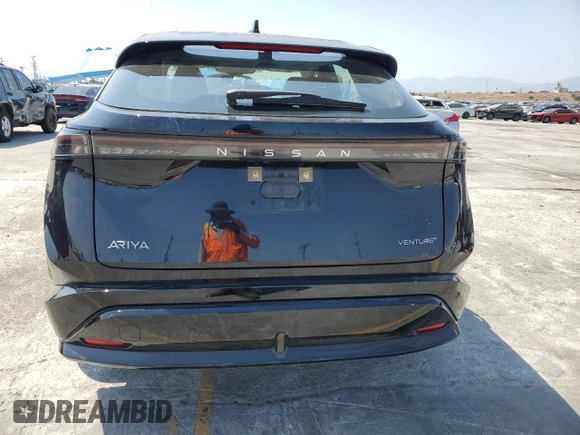 2024 Nissan ARIYA Venture+ with VIN JN1BF0AA3RM431570, listed as a Copart auction lot 62607095 with 13,423 mi miles and Salvage title. Bid and sale history available at DreamBid. Image 6.